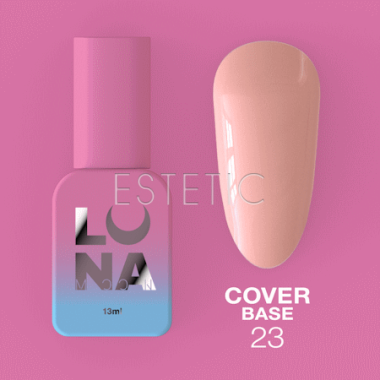 База LUNA Cover Base №23 камуфлююча, молочна кремова, 13 мл