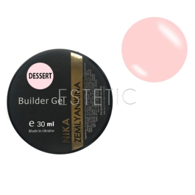 Камуфлирующий гель Nika Zemlyanikina Builder Gel Dessert розово-персиковый, 30 мл