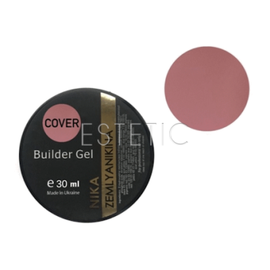 Камуфлирующий гель Nika Zemlyanikina Builder Gel Cover пастельно натурально-розовый, 30 мл