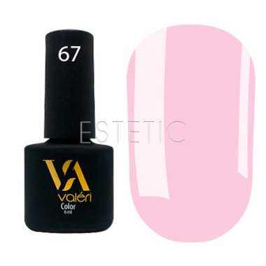 Гель-лак Valeri №067 Color, клубника с молоком, 6 мл