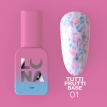 База Luna Tutti Frutti Base №01 молочно-белая с разноцветными вкраплениями, 13 мл