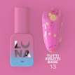 База Luna Tutti Frutti Base №13 яскраво-рожева з разнокольоровими вкрапленнями, 13 мл