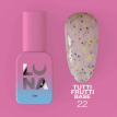 База Luna Tutti Frutti Base №22 молочно-бежева з різнокольоровими вкрапленнями, 13 мл
