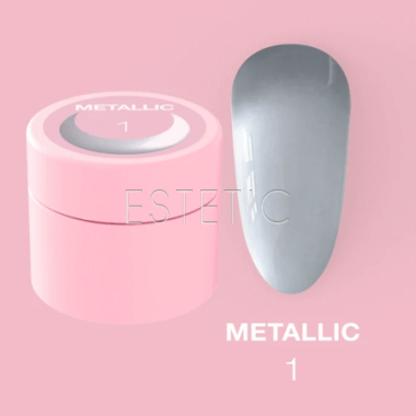 Гель-краска Luna Metallic Gel №1 хром, 5 мл