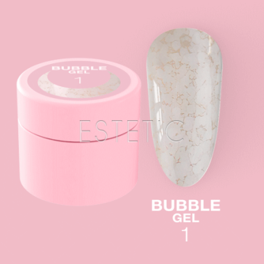 Гель Luna Bubble Gel №01 білий мармелад, 5 мл