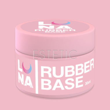 База LUNA Rubber Base каучуковая для гель-лака, прозрачная, 30 мл