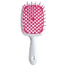 Фото 1 - Щетка для волос Janeke Superbrush SMALL оригинал, белая с малиной