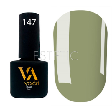 Гель-лак Valeri №147 фисташковый, пастельно-салатовый, 6 мл