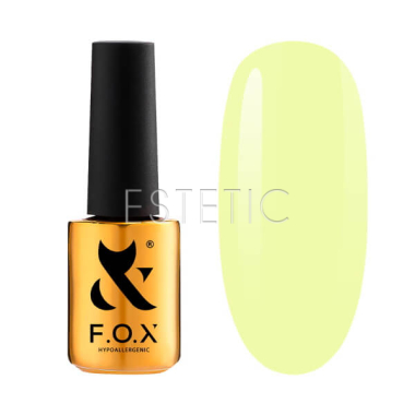 Гель-лак F.O.X Spectrum 133 lime jelly, светлый лайм, 7 мл