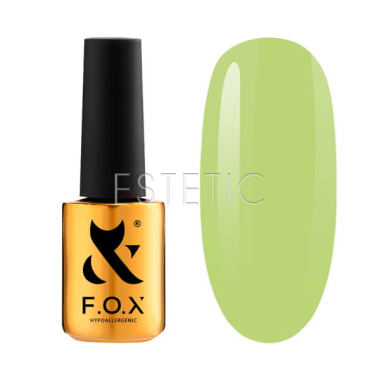 Гель-лак F.O.X Spectrum 134 apple green, світло-салатовий, 7 мл
