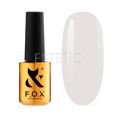  Гель-лак F.O.X Spectrum 158 misty, белый туман, 7 мл
