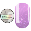 Гель SAGA Builder Gel magic 02 молочно-ліловий з блакитною поталлю, 15 мл