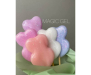 Фото 2 - Гель SAGA Builder Gel magic 03 светло-розовый с хлопьями потали, 15 мл