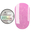 Гель SAGA Builder Gel magic 03 светло-розовый с хлопьями потали, 15 мл