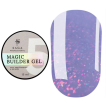 Гель SAGA Builder Gel magic 05 молочно-голубой с хлопьями потали, 15 мл