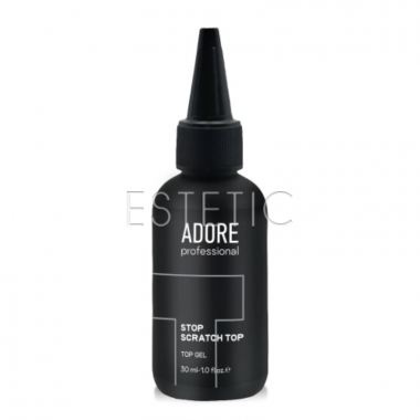 Топ для гель-лаку ADORE Stop Scratch Top no wipe крепкий с УФ фильтрами, 30 мл