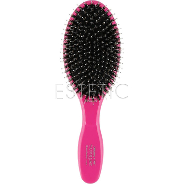 Массажная щетка Olivia Garden Supreme Pink Combo Ceramic+ion, нейлон+щетина розовая