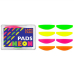 Фото 1 - Бигуди для ламинирования ресниц Lami Yami Neon Pads силиконовые, 4 пари в уп. (S, M, L, XL)