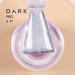 Фото 1 - База DARK PRO base 17 камуфлирующая бело-розовый холодный с глитером, 15 мл