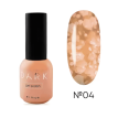 Гель-лак Dark Snow gel 04 з пластівцями крем-брюле, 8 мл