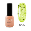 Гель-лак Dark Snow gel 05 с лаймовыми хлопьями, 8 мл