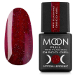 Светоотражающий гель-лак MOON FULL Red Flashing Disсo Gel FD07 вишневый, 8 мл