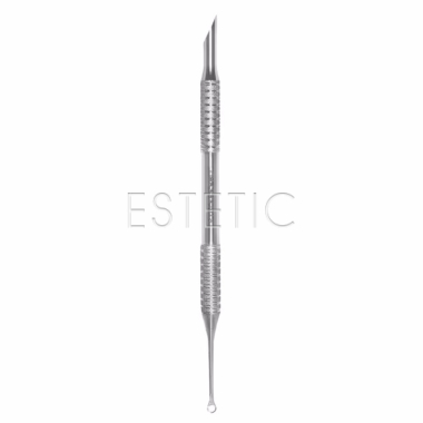 Лопатка маникюрная STALEKS PRO EXPERT 51 TYPE 2 PE-51/2 скошенный пушер + кольцо