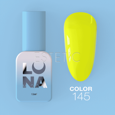 Гель-лак LUNA Color №145 неоновий жовтий, 13 мл