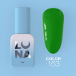 Гель-лак LUNA Color №153 неоновый зеленый, 13 мл