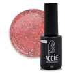Гель-лак ADORE Gel Polish №317 mermaid, блестящий светло-розовый ефект парчи, 8 мл