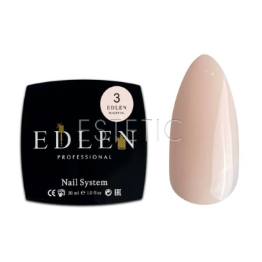 Гель для нарощування EDLEN Builder gel №03 айворі бежевий, 15 мл