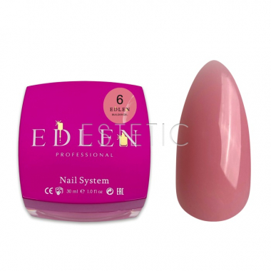 Гель для наращивания EDLEN Builder gel №06 натурально-розовый нюдовый, 30 мл