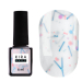 Фото 1 - База Kira Nails Lollypop Base №001 молочная с цветными крошками и соломкой, 6 мл
