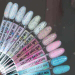 Фото 2 - База Kira Nails Lollypop Base №002 молочная с цветными крошками и соломкой, 6 мл
