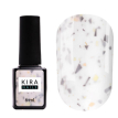 База Kira Nails Lollypop Base №003 молочная с черно-белыми крошками, 6 мл