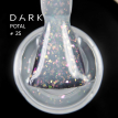 База Dark Pro Base Potal 25, 15 мл молочна з рожевою голографічною поталлю