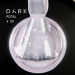 Фото 1 - База Dark Pro Base Potal 30, 15 мл молочная с розовым отливом и голографической поталью