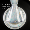 База Dark Pro Base Potal 35, 15 мл молочный крем с золотисто-голубой поталью