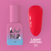 Жидкий гель Luna Light Acrygel №31 красный,13 мл