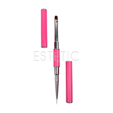 Кисть двухсторонняя Edlen Multibrush, лайнер 8 мм+овал 8 мм