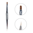 Пензлик гель+лайнер двосторонній SAGA professional №10