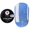 База SAGA Shimmer Base New №15 (ніжно-блакитна з шиммером), 15 мл