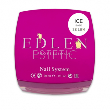 База для нігтів Edlen Professional Ice base безкислотна, 30 мл