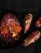 Фото 3 - Гель для дизайна Crooz Leaf Gel №01 кленовый листочки фольгированные, золото+оранжевый , 5 г