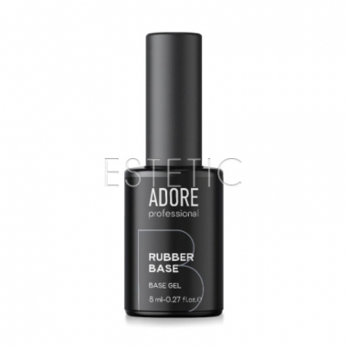 База для гель-лака ADORE Rubber Base каучуковая, 8 мл