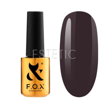 Гель-лак F.O.X Spectrum 121 raisin, темный серо-коричневый, 7 мл