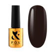 Гель-лак F.O.X Spectrum 123 dark sable, черно-коричневый соболь, 7 мл