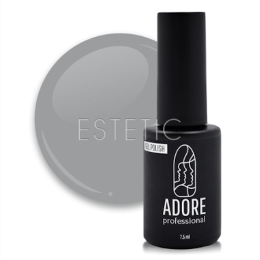 Гель-лак ADORE Gel Polish №470 coolgray, світло-сірий холодний, 8 мл