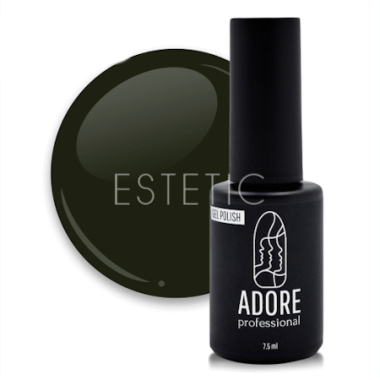Гель-лак ADORE Gel Polish №465 laurel, темний коричнево-зелений, 8 мл