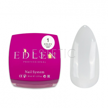 База Edlen Cover base №01 Nude камуфлююча біла, 30 мл